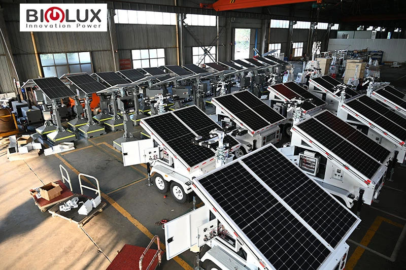 solar trailer tower solar trailer tower