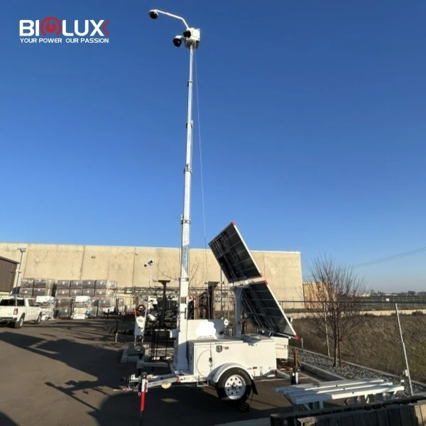 China Mobile Solar SurveillanceTrailer With POE Switch And HD Camera China Mobile Solar SurveillanceTrailer With POE Switch And HD Camera