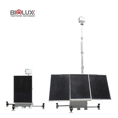 Torre di alimentazione mobile di sorveglianza solare HiCUBE