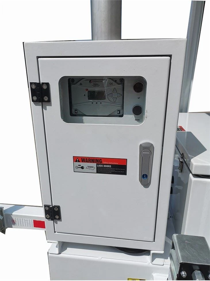 High Definition Surveillance Mobile Solar Cctv Trailer