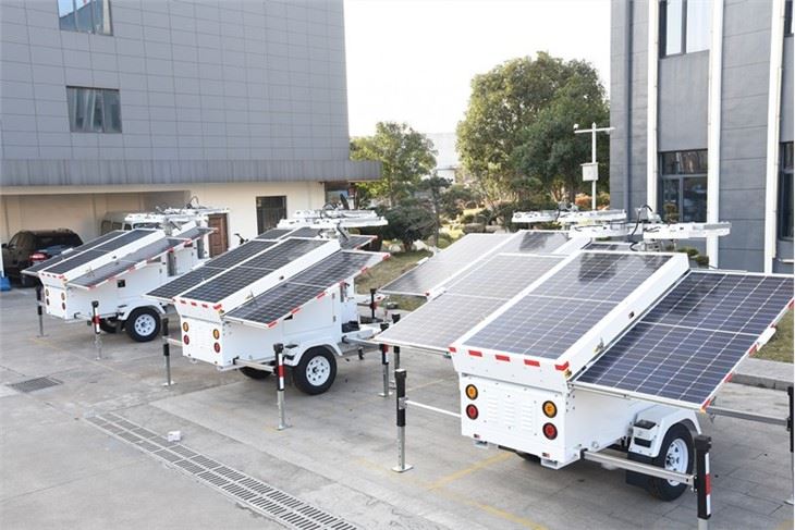 Solar Lighting Tower For Mining