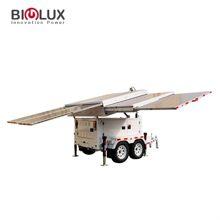 Torre faro solare DC con 8 pannelli